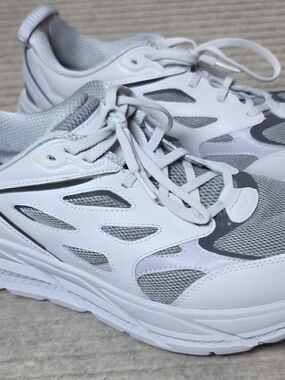 Hoka U Clifton L Athletics 1160050 WWH Unisex 10 Men’s 11 Women’s White Shoes EC